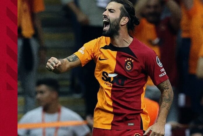 Sergio Oliveira marca para el Galatasaray a los 59 segundos. Vea la toma