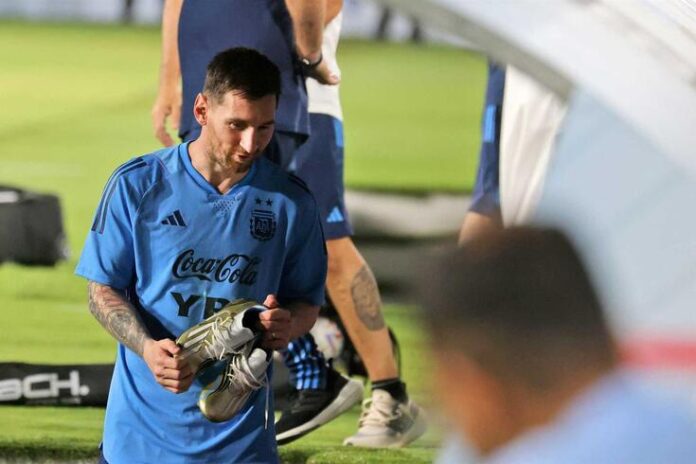 Lionel Messi, estrella de Argentina