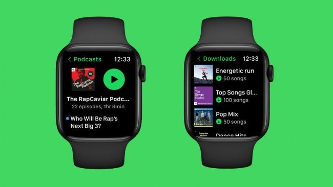 Aplicación Spotify watchOS Apple Watch