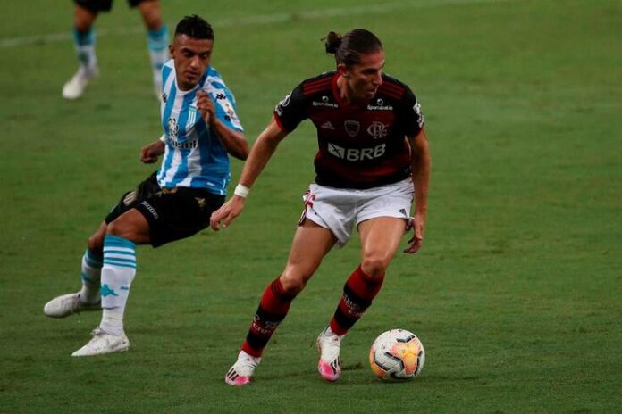 Filipe Luís, lateral izquierdo del Flamengo