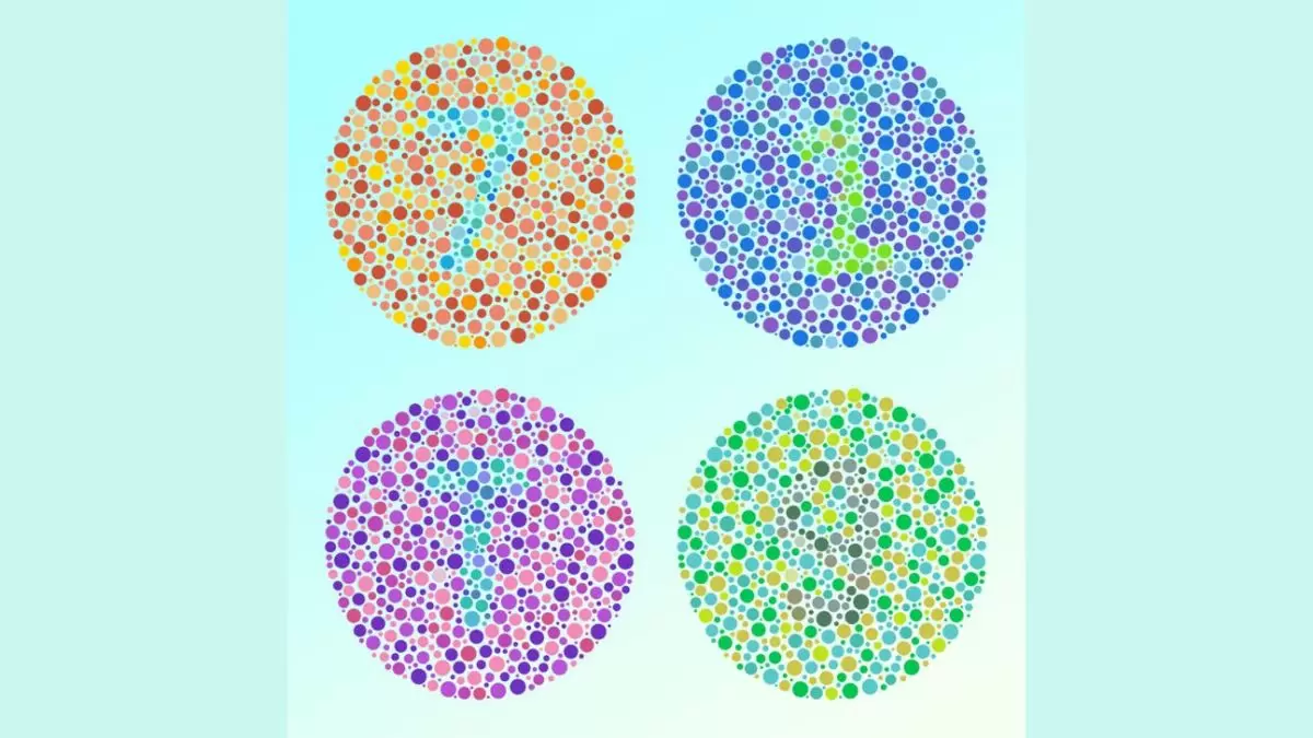 Ilusión óptica: ¿Cuál de los círculos tiene el número 7?